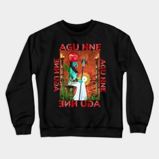 Igbo / African Goddess : AGU NNE By SIRIUS UGO ART Crewneck Sweatshirt